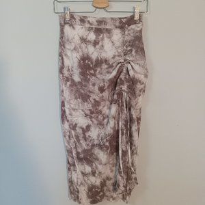 OAK + FORT | Side Ruched Skirt